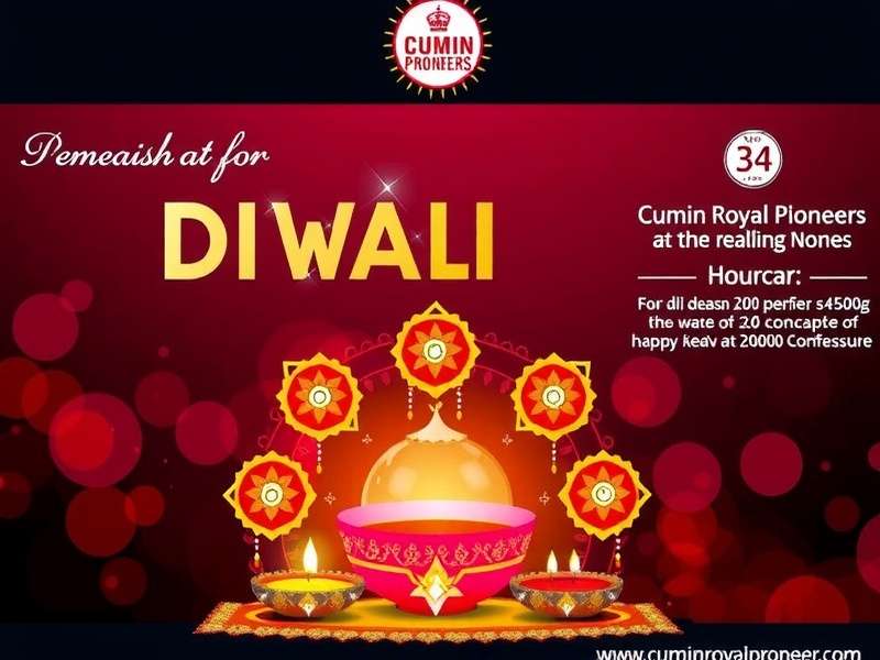 Cumin Royal Pioneers Diwali Event